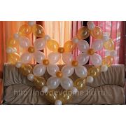 Комплект из воздушных шаров для свадьбы фото