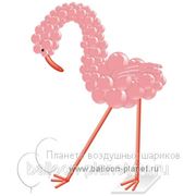 Фламинго из шаров фотография