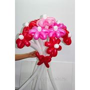 Букет цветов из шариков фото
