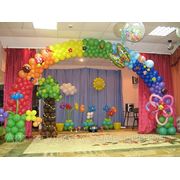 Оформление воздушными шарами детского праздника