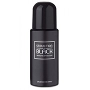 Дезодорант спрей парфюмированный Antonio Banderas Seduction In Black, 150 мл, мужской
