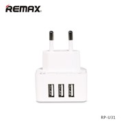 СЗУ USB Remax 3 Ports 3.1A White (RP-U31) фото