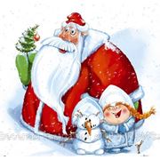 Дед Мороз и Снегурочка фотография