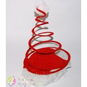 Шапка новогодняя спираль фото