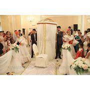 Вывод невесты с шаныраком или вуалью в сопровождении танца