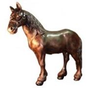 Фигура лошадь 55*60см, гипс. фото