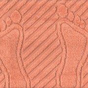Махровый коврик полотенце для ног 50х70 персикового Peach цвета 700 гр/м2 хлопок 100% для отелей Туркменистан “Ашхабат“ фото