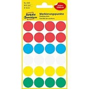 Avery Zweckform Этикетки-точки Avery Zweckform, для выделения, круглые, разноцветные, d-18 мм, 96 штук 5 фотография