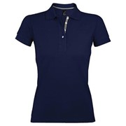 Рубашка поло женская PORTLAND WOMEN 200 темно-синяя, размер M фотография