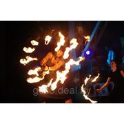 Фаер шоу (Fire Show) в Могилёве, сольное выступление фотография