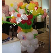 Из шариков букет цветов под заказ в Минске фото