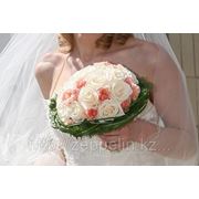 Букет для невесты из живых цветов фотография