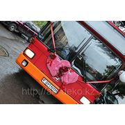 Оформление свадебного автобуса (ЭКОНОМ) фото