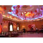 Украшение свадьбы воздушными шарами фото