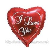 Огромный шар-сердце класический,I LOVE YOU фото