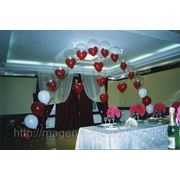Оформление шарами свадьбы, воздушные шары днепропетровск фотография