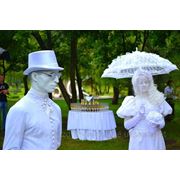 Свадебные живые статуи (скульптуры) Донецк фотография