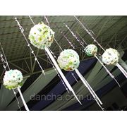 Оформление банкетного зала “Фиолетовая свадьба“ фото