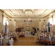 Украшение зала на свадьбу, украшение свадьбы воздушными шарами фотография