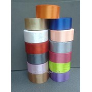 Атласная лента 4см в рулоне - 25 яр фото