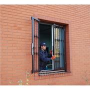 Решетка на окна стальная защитная, распашная ShikMETAL. фотография