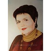 Портрет пастель-карандаш бумага фото
