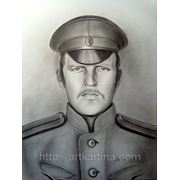 Мужской портрет в военной форме фото