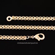 Цепочка под золота ''Chang Mei Jewelry'' плетение кардинал, (50 см) 350007 фотография