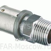 Пресс-муфта с наружной резьбой НР 1 1/2 x 50х4.5, артикул 59005004