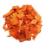 Щепа декоративная оранжевая 60л фотография