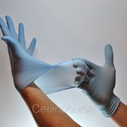 Перчатки медицинские, Перчатки нитриловые, латесные фото