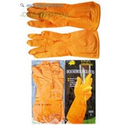 Перчатки латексные “ Household Gloves “, упаковка 12шт (S) фотография