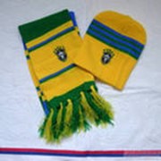 Текстильные и вязаные шарфы с логотипами команд