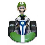 Инерционная машинка Mario Kart Luigi (12см)