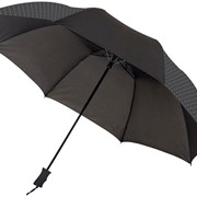 Зонт Victor 23 двухсекционный полуавтомат, черный фотография