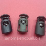 Фиксатор зажим одношнуровой, пластиковый 1уп - 500шт фото