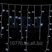 Гирлянда “Айсикл Белый“ 1.8х0.6м / 3 блока, белый провод, лампы прозрачные NEON-NIGHT фото