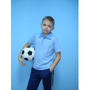 Фуфайка-поло на кнопках, номер 3896 фото