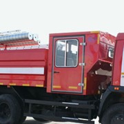 Автоцистерна пожарная АЦ 8,0-40 (КамАЗ-65111) экипаж 7 чел., насос в заднем отсеке фото
