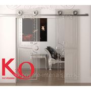 Раздвижные дизайн-системы К2О, (для стеклянной двери) фотография