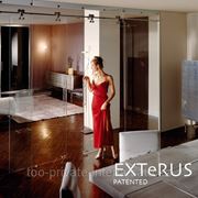 Раздвижные дизайн-системы EXTeRUS, серии 755, (для двух стеклянных дверей) фото