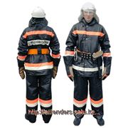БОП-2 Винитерм вид Б / костюм пожарного для рядового состава (брезент) 50-52 рост 170-174 фото