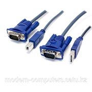 Интерфейсный кабель, Для KVM Свичей 3 в 1 VGA+USB+USB, Male-Male, Пол. Пакет, 1.5 м фото