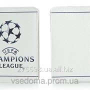 Кожаная обложка на паспорт Лига Чемпионов фото