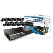 Система видеонаблюдения, KGuard Security, BR801-8CW214H, 8 каналов, DVR в комплекте, OC Linux, VGA-выход, NTSC / PAL, Датчик движения, Sata-вход,