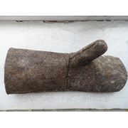 Войлочные рукавицы сталевара фото