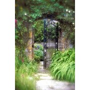 Ворота садовые с калиткой