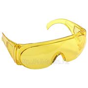 Очки STAYER «STANDARD» защитные, поликарбонатная монолинза с боковой вентиляцией, желтые