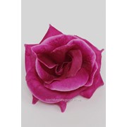Роза (9 см, 5 слоёв, 1 шт), тёмно- пурпурный фотография