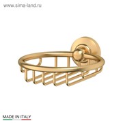 Мыльница-решетка, матовое золото, 3SC фото